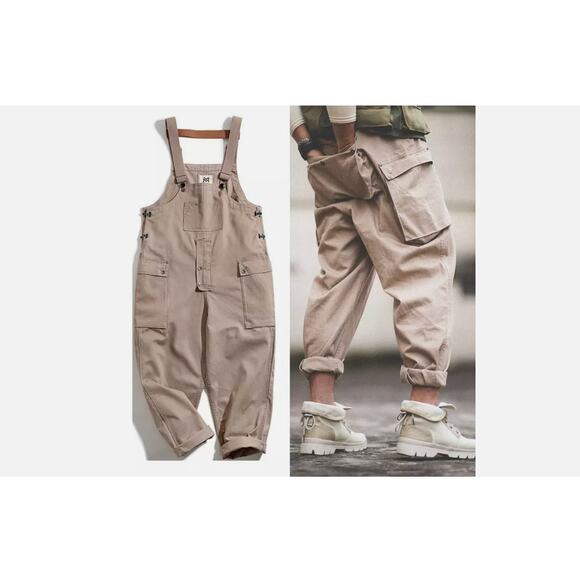 Ameka-ji Wear Other - Japanese Workman Unisex Cotton retro Overalls size L